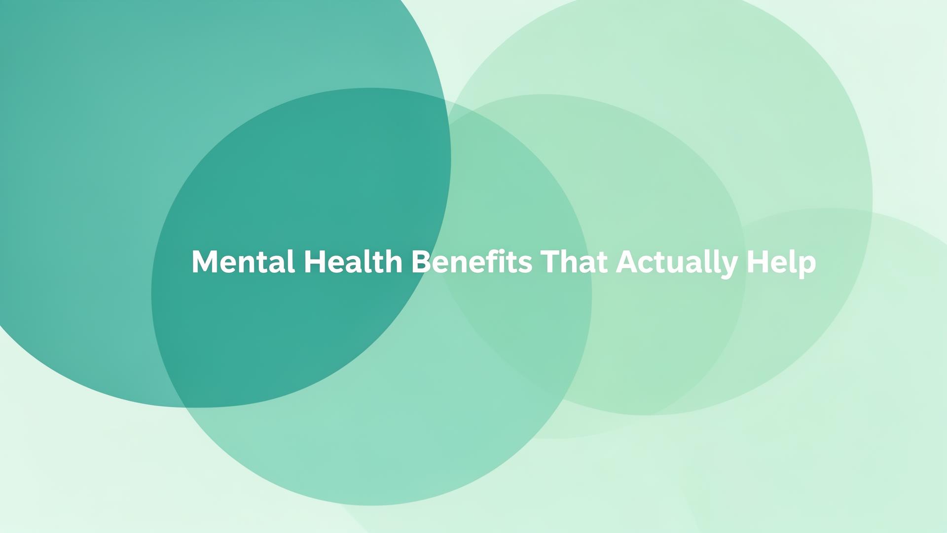 How to Build a Mental Health-First Workplace Culture